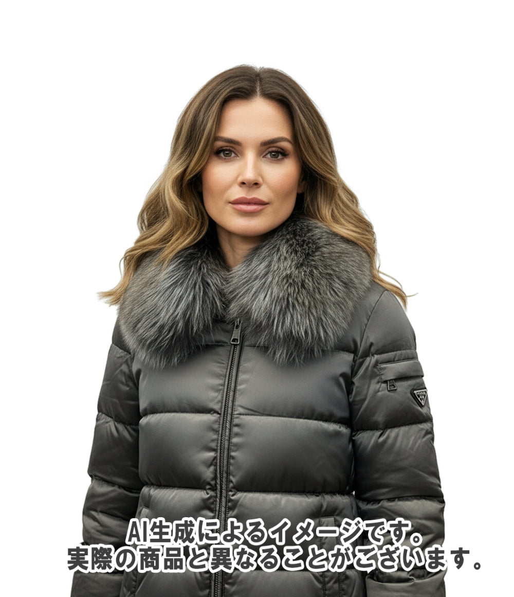 PRADA ダウンジャケット ファー 28D061 レディース SIZE 38 (M) プラダ