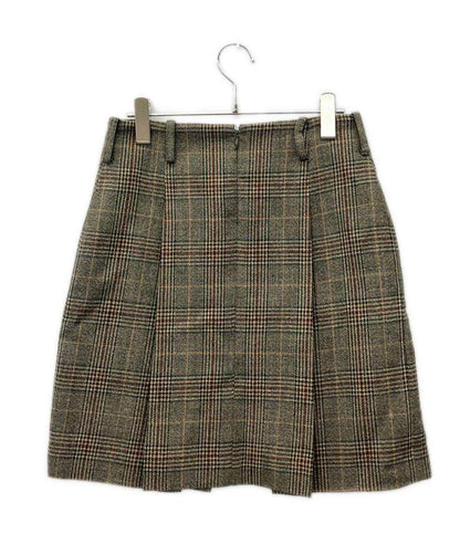 美品 MADISON BLUE グレンチェック柄 プリーツスカート MB224-6017 レディース SIZE 01 (S) マディソンブルー