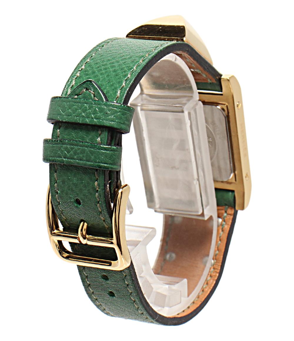 HERMES 腕時計 クオーツ ホワイト ME1.201 レディース エルメス