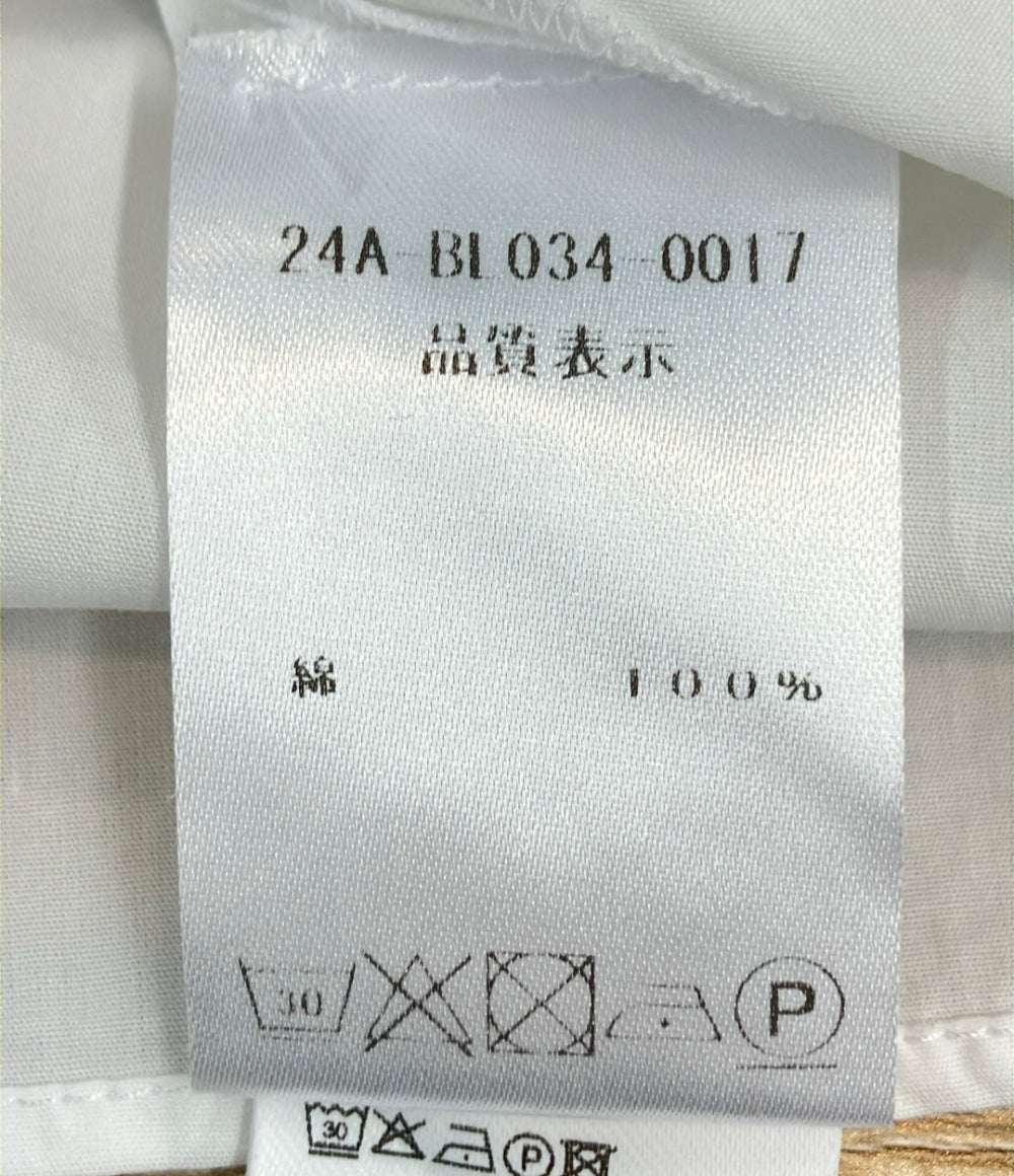 PATOU 長袖シャツ ブラウス リボン ボウタイ 24A BL034-0017 レディース SIZE 34 (S) パトゥ