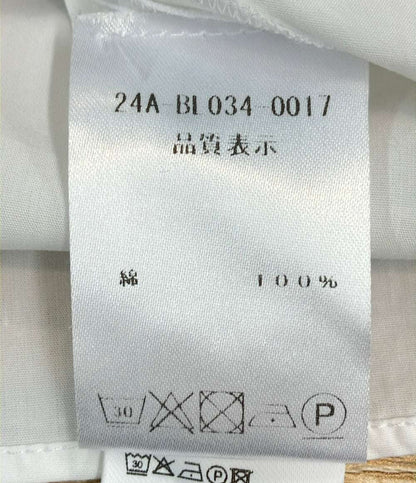 PATOU 長袖シャツ ブラウス リボン ボウタイ 24A BL034-0017 レディース SIZE 34 (S) パトゥ