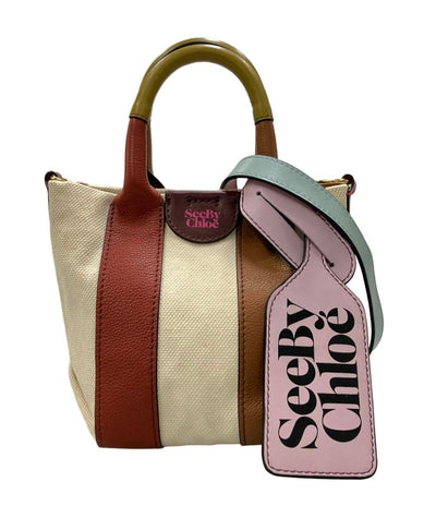SEE BY CHLOE 2WAY ハンドバッグ ショルダーバッグ 斜め掛け レディース シーバイクロエ