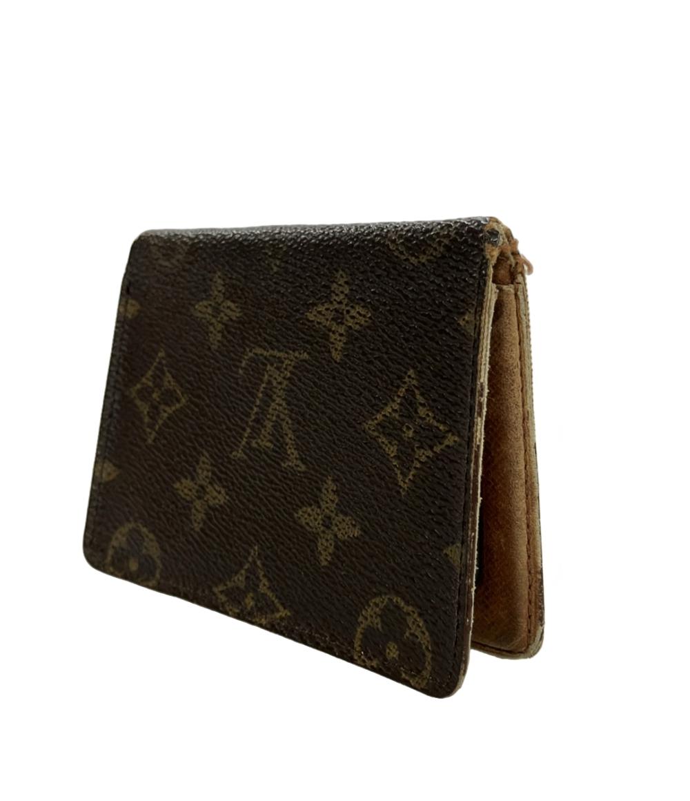 訳あり ルイ・ヴィトン パスケース ポルト2カルトヴェルティカル モノグラム M60533 レディース LOUIS VUITTON