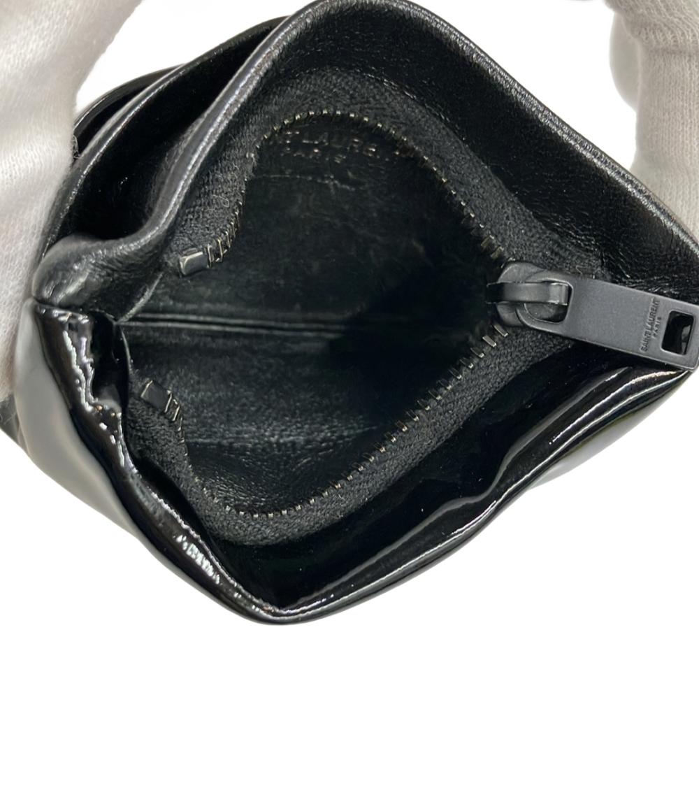 美品 SAINT LAURENT コインケース エナメル 777889 レディース サン 