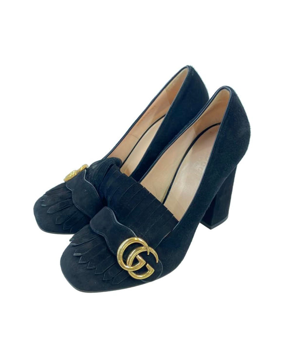 GUCCI GGマーモントヒールパンプス レディース SIZE 37 (24cm) グッチ