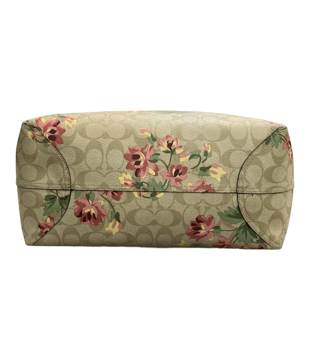 COACH トートバッグ 花柄 PVC リバーシブル シグネチャー F72844 レディース コーチ