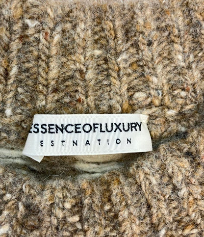 ESTNATION 長袖ニット ジオメトリックジャガードニット 22-109-12-080290 レディース SIZE F (M) エストネーション