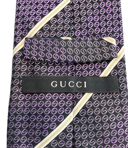 グッチ ネクタイ シルク100% 総柄 メンズ GUCCI