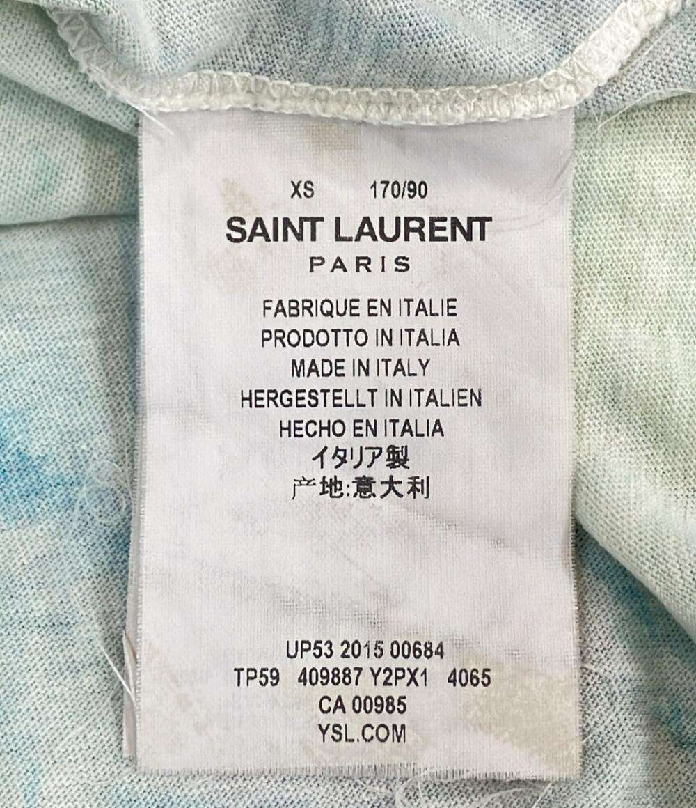 サンローラン 半袖Tシャツ タイダイ メンズ SIZE XS SAINT LAURENT