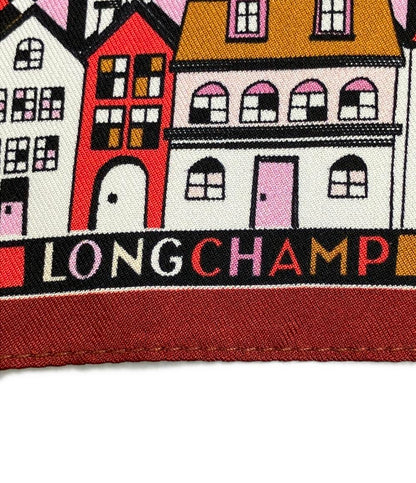 美品 ロンシャン スカーフ シルク100% レディース Longchamp