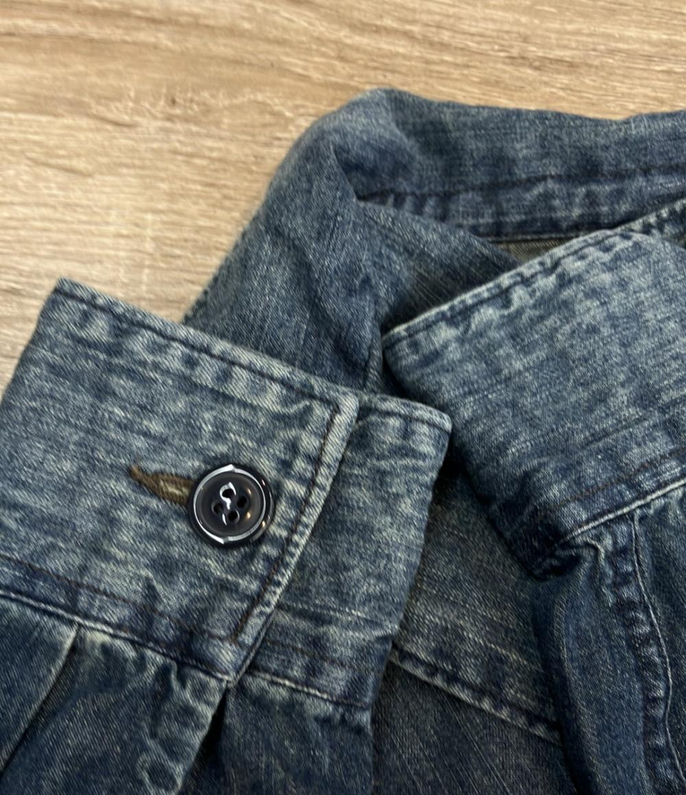 RRL RALPH LAUREN 長袖ワンピース インディゴデニムシャツドレス レディース SIZE 4 (S) ダブル アール エル ラルフ ローレン