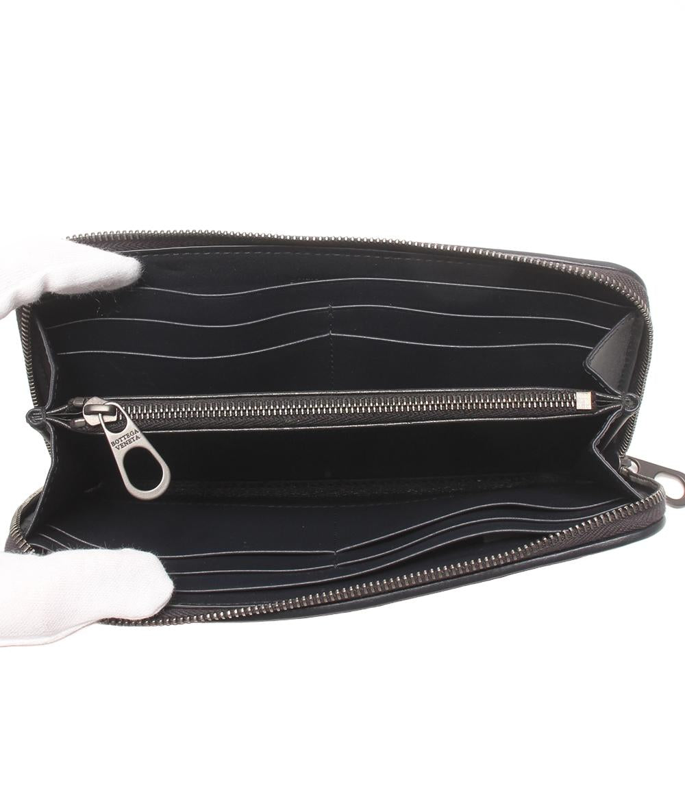 BOTTEGA VENETA ラウンドファスナー長財布 イントレチャート メンズ