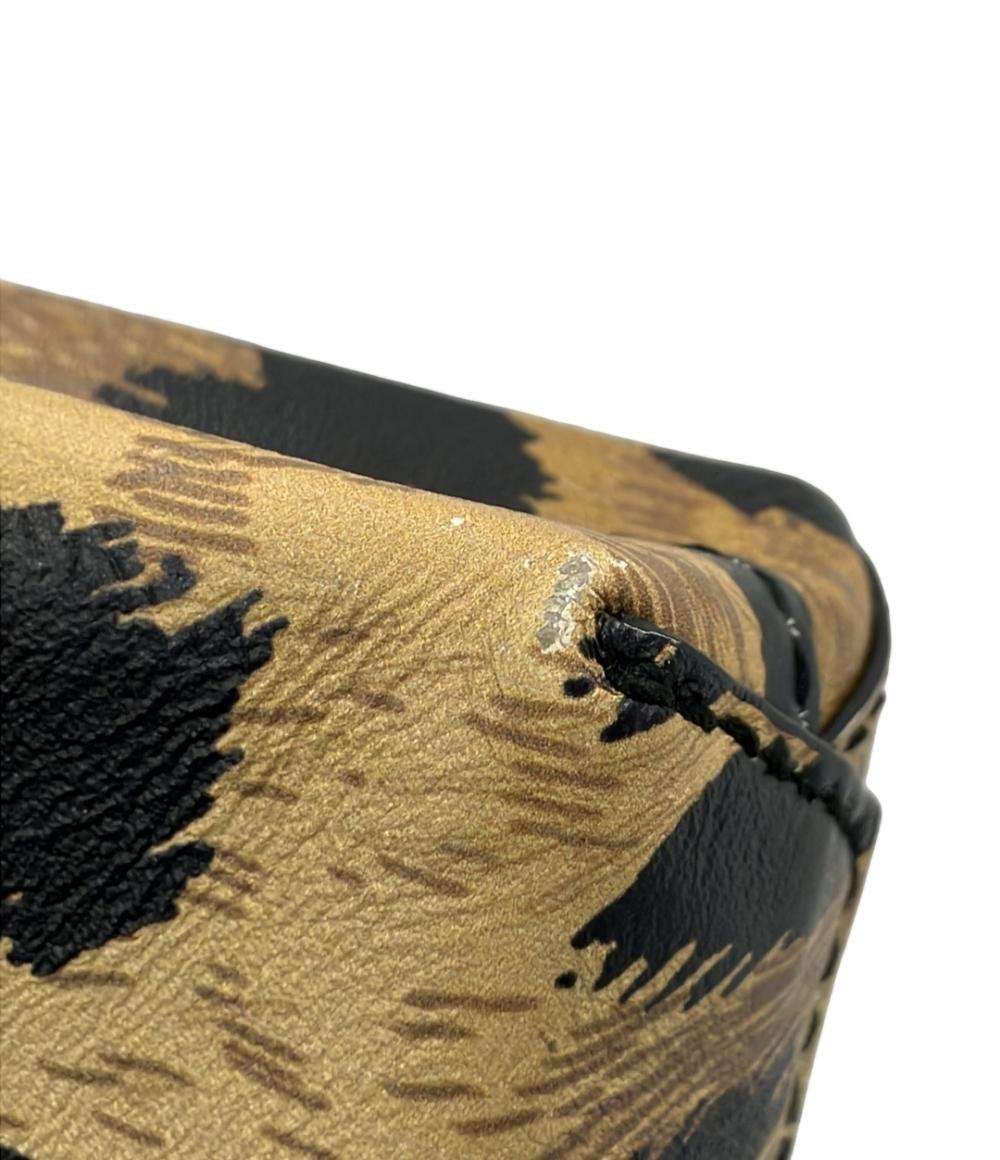 BALENCIAGA ショルダーバッグ 斜め掛け ショッピングフォンホルダー レオパード 593826 メンズ レディース バレンシアガ