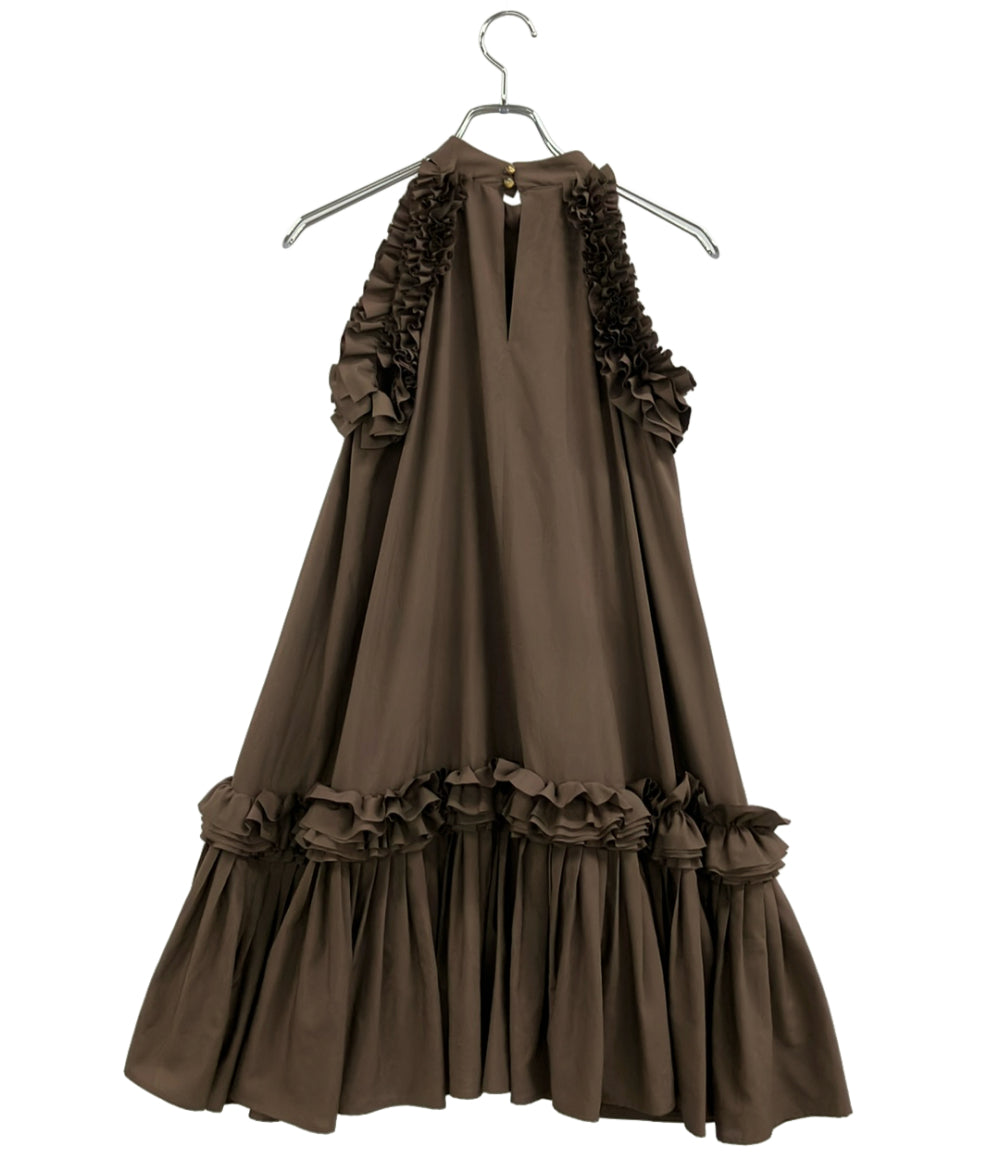 FUR FUR ノースリーブワンピース RWF0261097 レディース SIZE F ファーファー