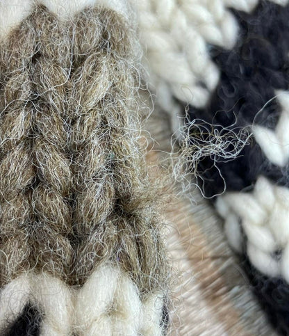 KANATA 長袖 カウチンニット ジップアップ メンズ SIZE 38 カナタ