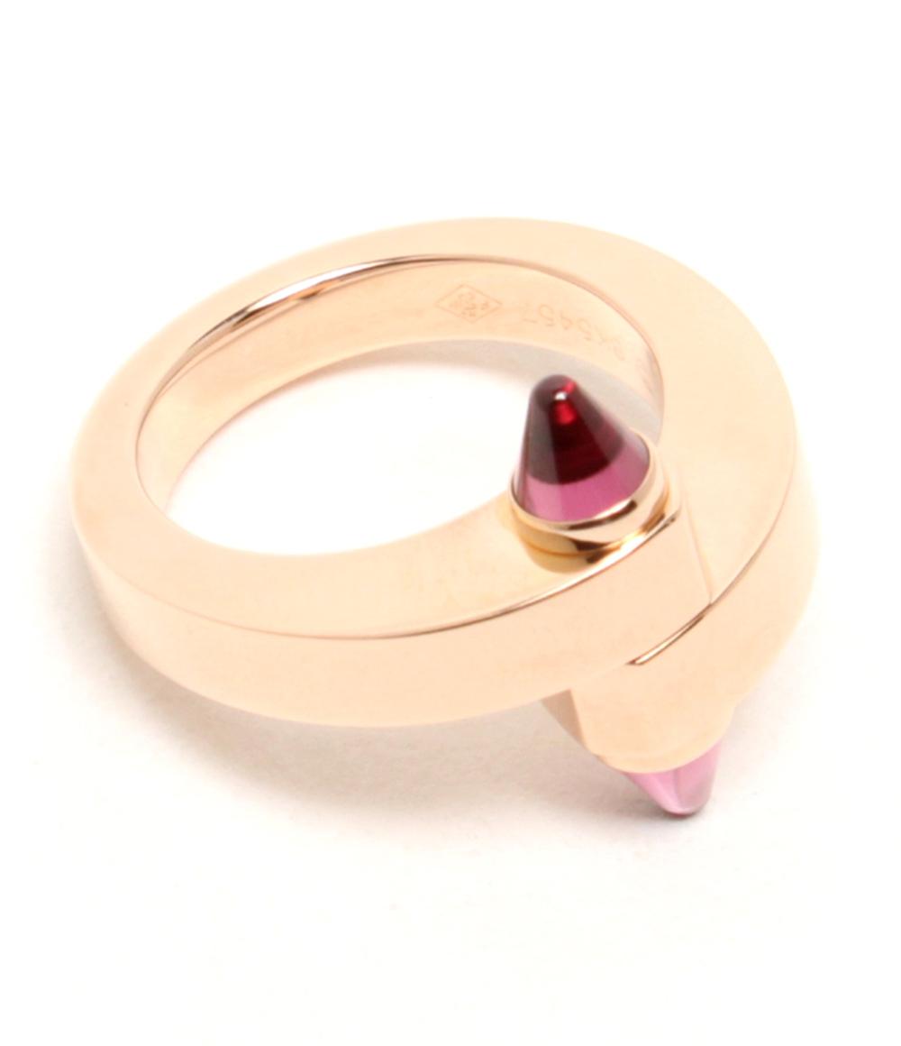 美品 Cartier リング 指輪 K18 ガーネット メノット BK5457 レディース SIZE 14号 カルティエ