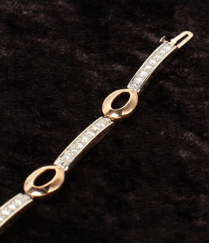 美品 ブレスレット K18 ダイヤ 1.00ct レディース