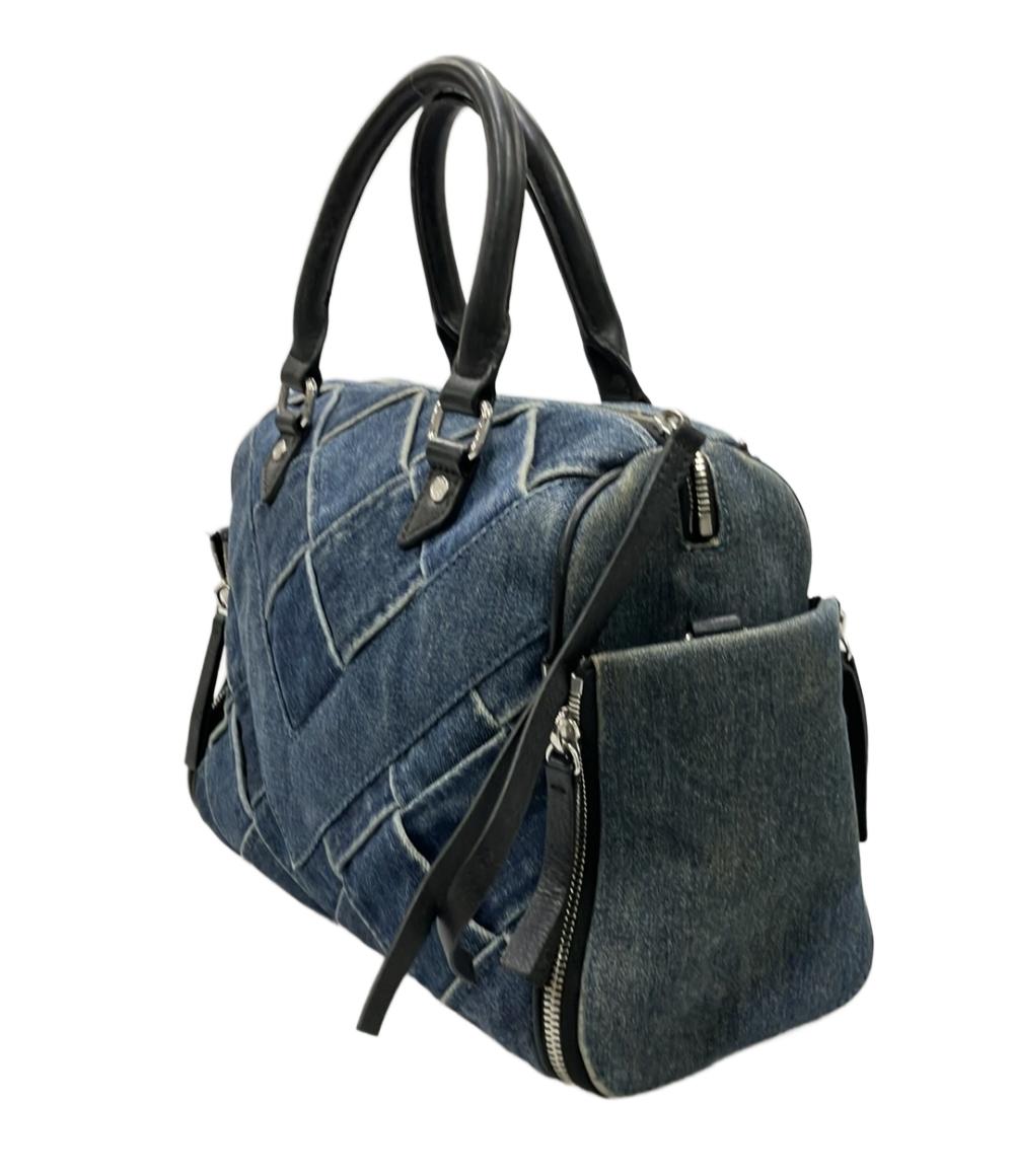 DIESEL ディーゼル デニム 2wayボストン ハンドバッグショルダーバッグ DIESEL ハンドバッグ ショルダーバッグ 2WAY デニム レディース