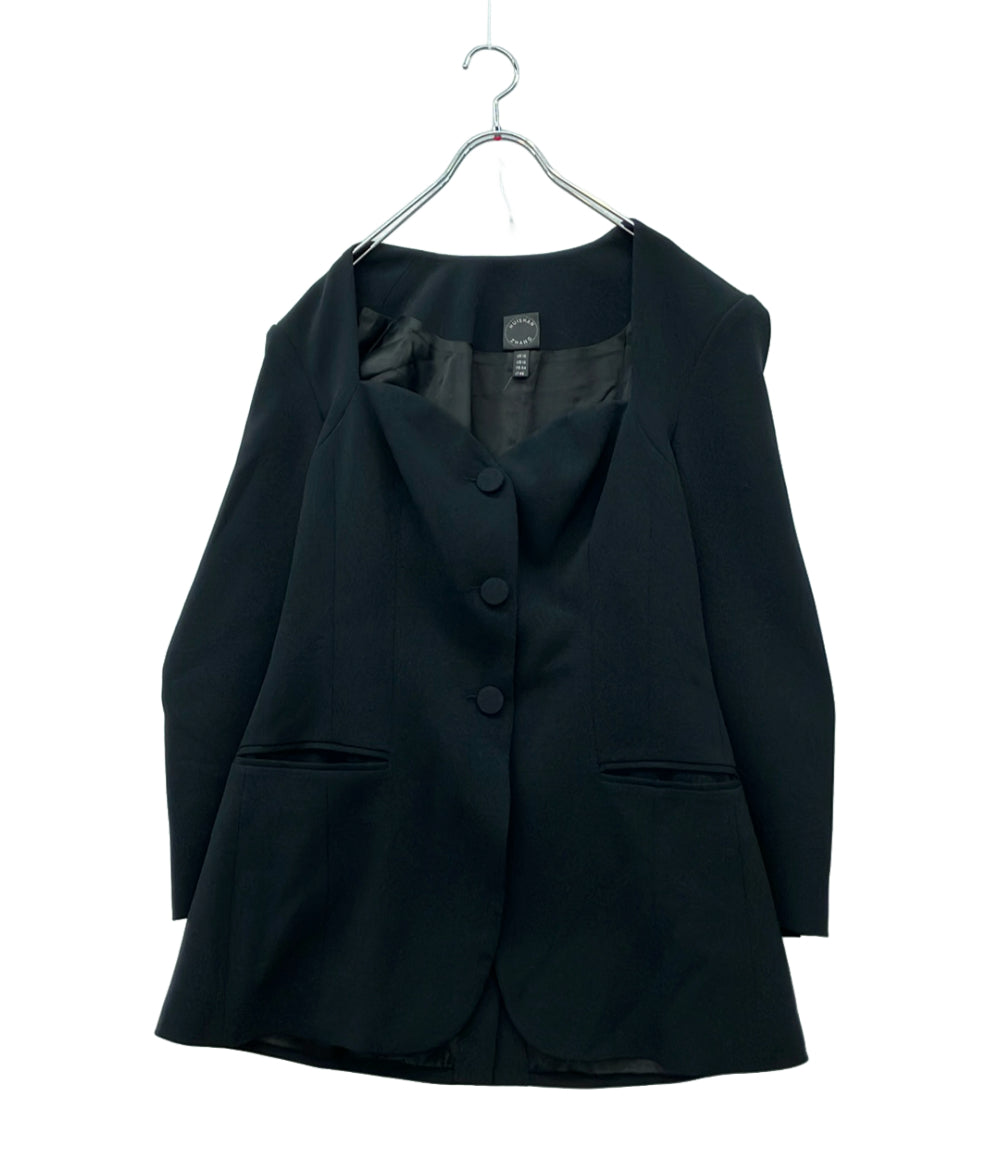 Huishan Zhang ジャケット スウィートハートネック 長袖 フロントボタン HPW230604 レディース SIZE 48 (XL) フーシャン ツァン
