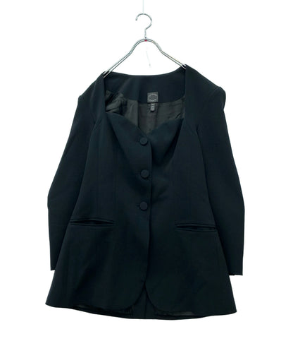 Huishan Zhang ジャケット スウィートハートネック 長袖 フロントボタン HPW230604 レディース SIZE 48 (XL) フーシャン ツァン