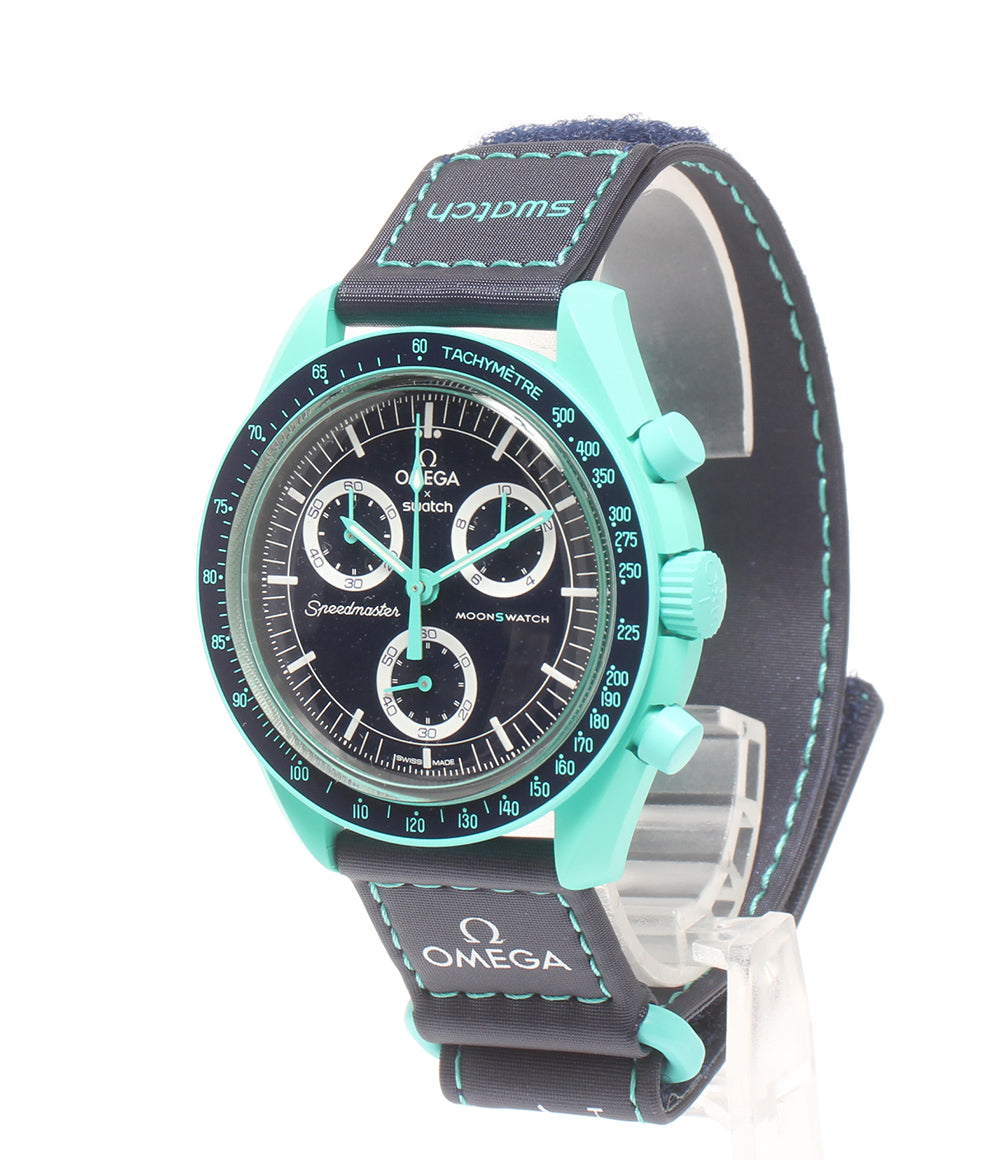 スウォッチ オメガ 腕時計 ムーンウォッチ プルート クオーツ ホワイト系 レディース メンズ Swatch OMEGA スウォッチ オメガ 腕時計 ムーンウォッチ プルート クオーツ ホワイト