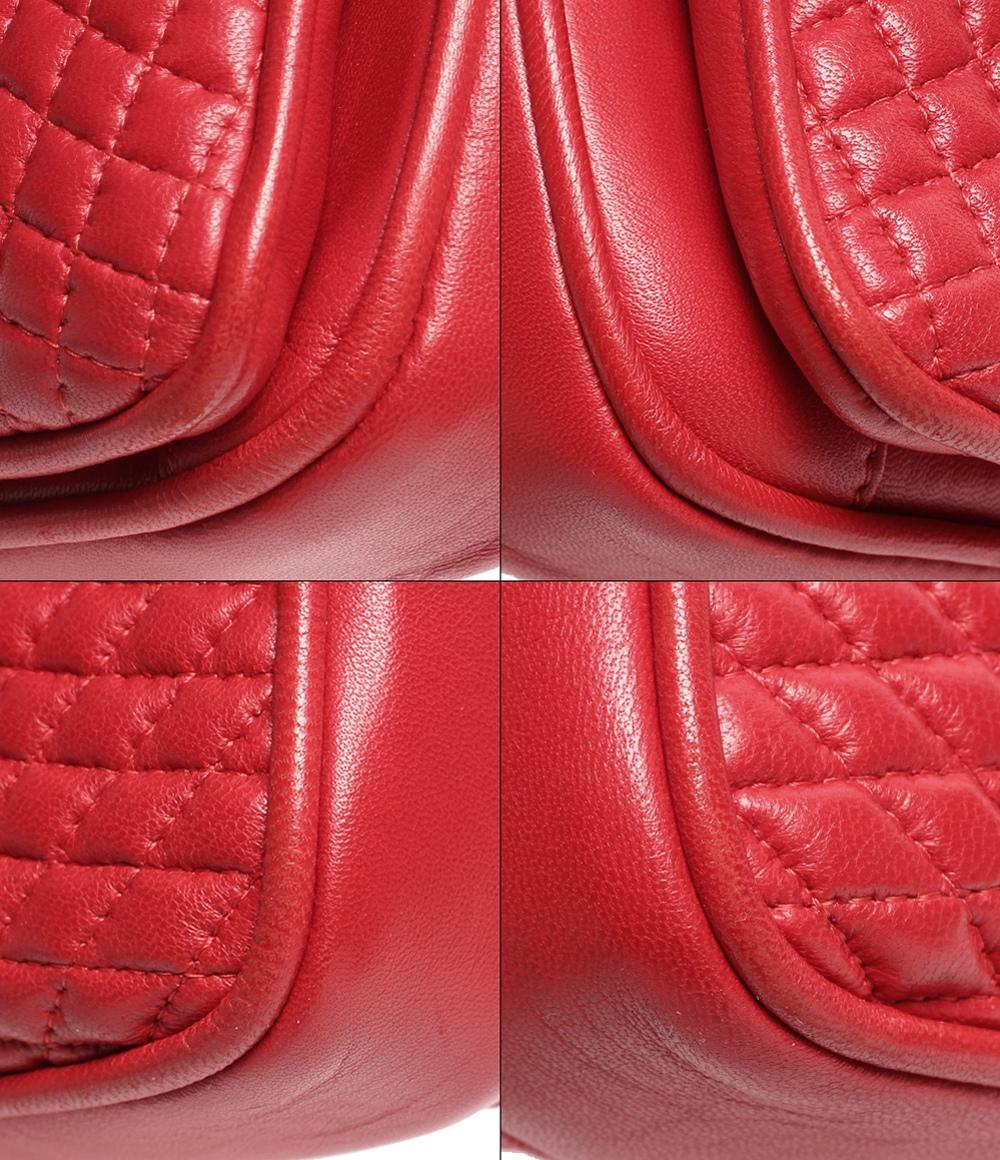 バリー チェーン レザー ショルダーバッグ キルティング ダブルフラップ ゴールド金具 レディース BALLY