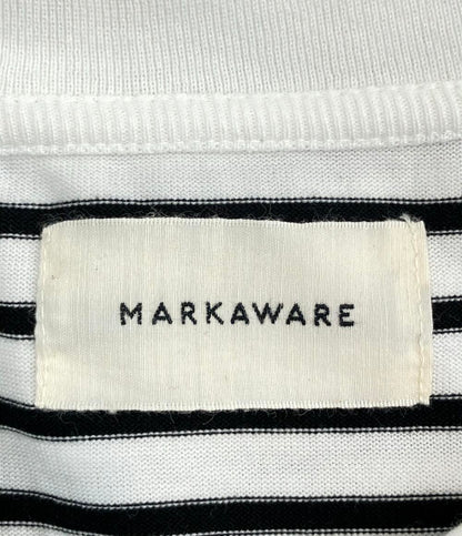 markaware オーバーサイズ ボーダー長袖Tシャツ メンズ SIZE M マーカウェア