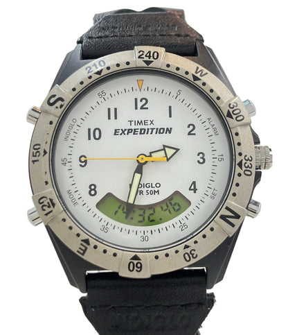 TIMEX 腕時計 クオーツ ホワイト メンズ タイメックス