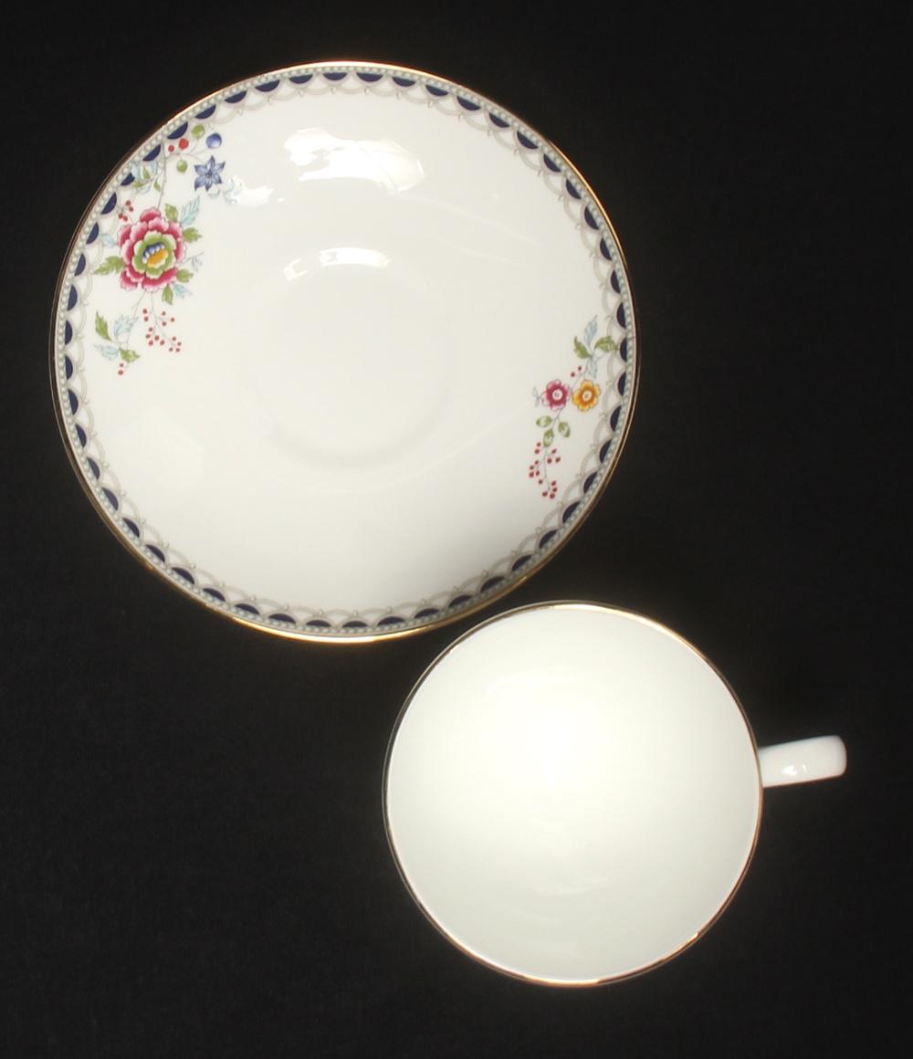 美品 ウェッジウッド カップ＆ソーサー レースピオニー LACE PEONY WEDGWOOD