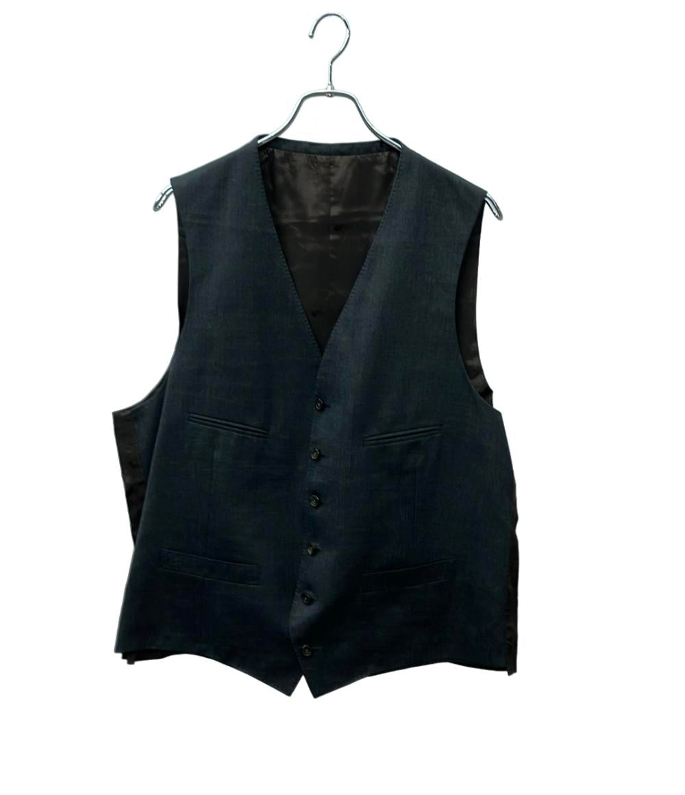 BURBERRY LONDON セットアップ スリーピーススーツ チャコールグレー ウール インポート BB61-BB7-A733-2B メンズ SIZE BB7 (XL) バーバリーロンドン