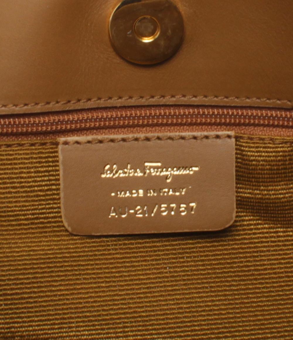 Salvatore Ferragamo トートバッグ レザー ガンチーニ レディース サルバトーレフェラガモ