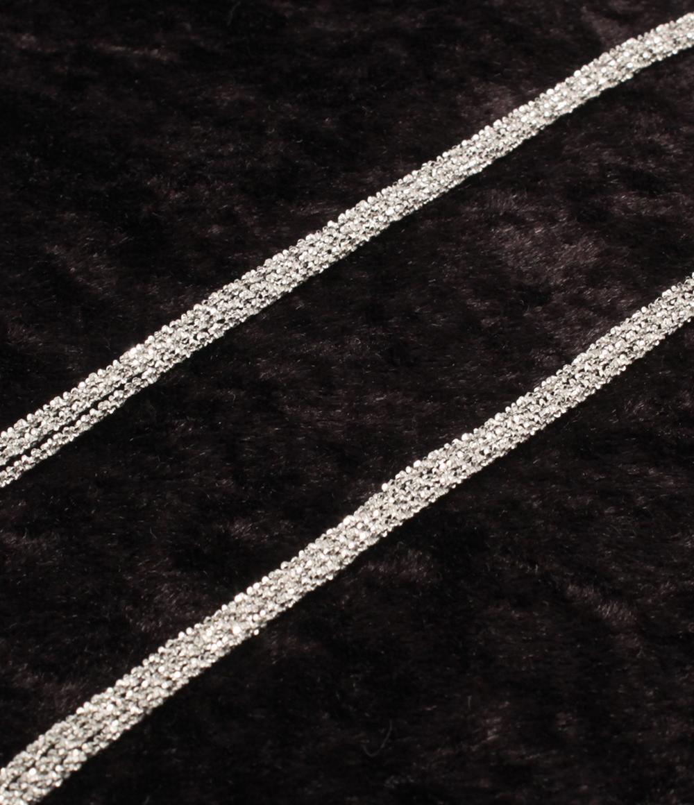 美品 3連ネックレス SV925 ボールステーション レディース