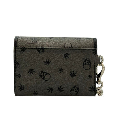 Lucien Pellat-Finet チェーン付き 三つ折り財布 スカル メンズ ルシアンペラフィネ