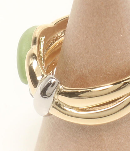 美品 ユキコハナイ リング 指輪 K18 Pt900 ダイヤ0.03ct レディース YUKIKO HANAI