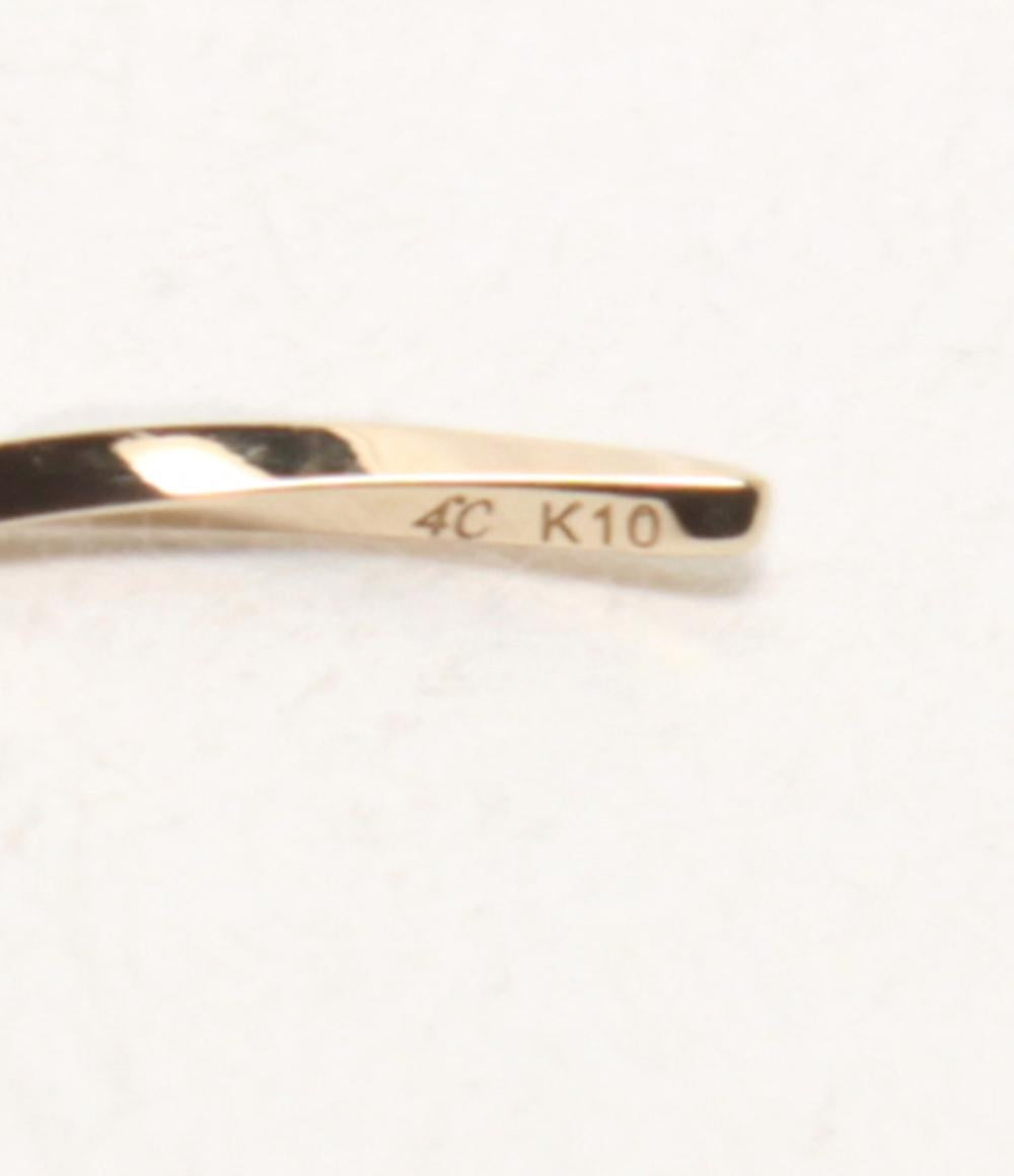 美品 ヨンドシー ピアス K10 レディース 4℃