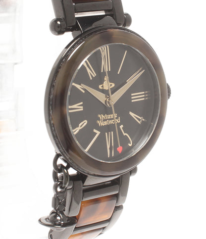 Vivienne Westwood 腕時計 クオーツ ブラック VV006BKBR レディース ヴィヴィアンウエストウッド