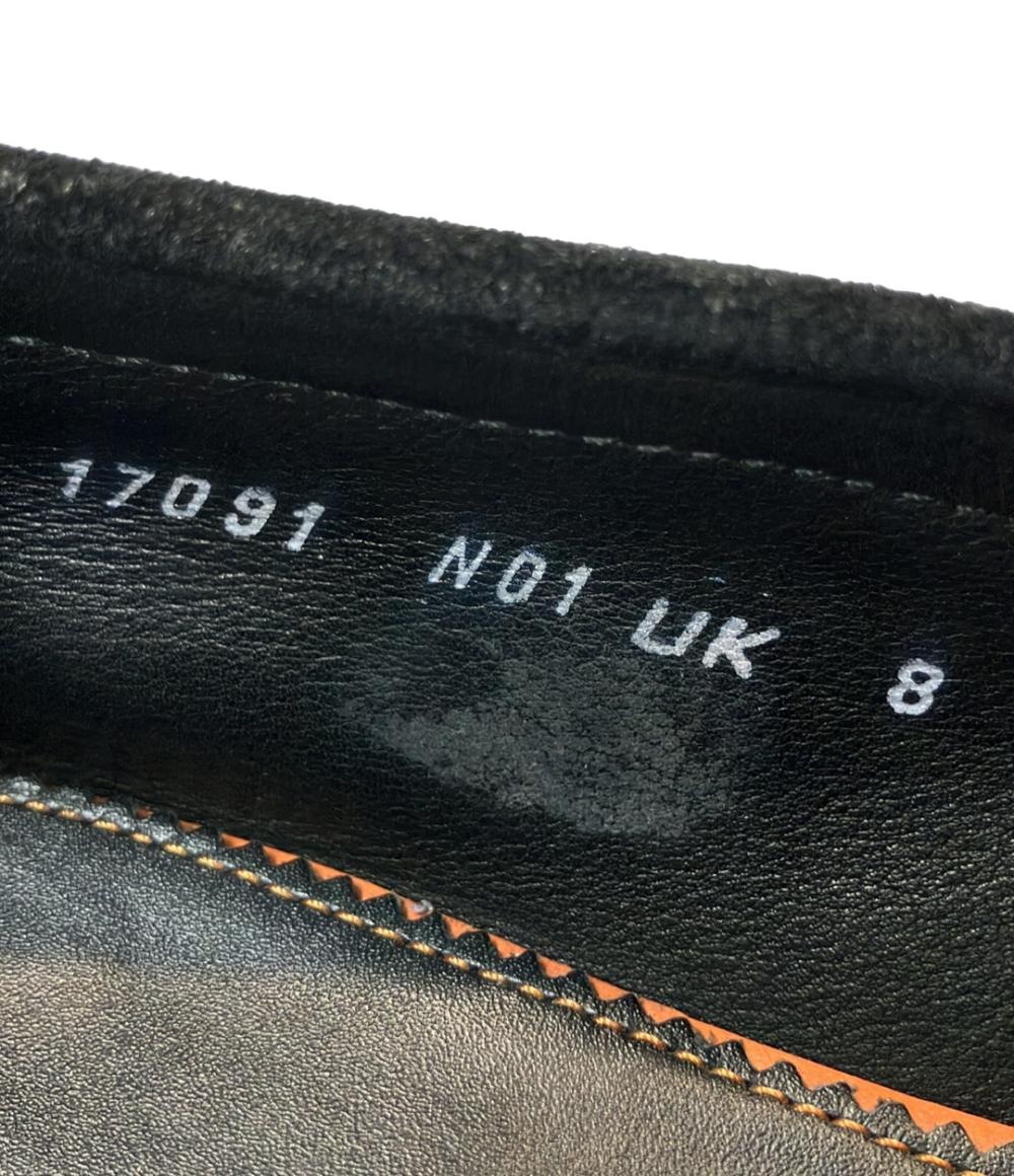 サントーニ スエードドレスシューズ バックルローファー 17091 N01 メンズ SIZE UK8 (M) SANTONI