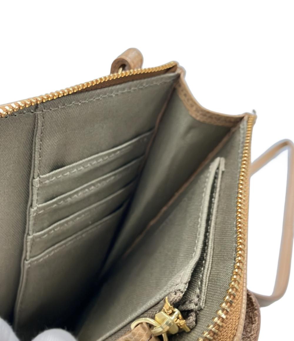 美品 VIOLAd'ORO ショルダーバッグ 斜めがけ ショルダーウォレット レディース ヴィオラドーロ