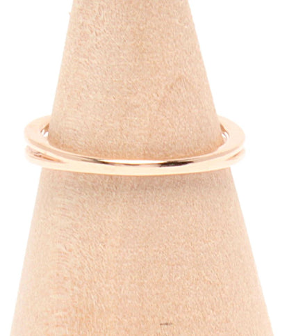 美品 カナルヨンドシー ピンキーリング 指輪 K10 ダイヤ レディース SIZE 3号 canal4℃