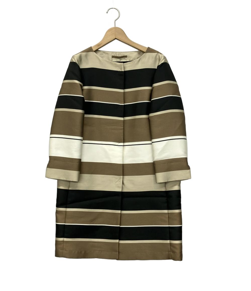 美品 ヘルノ ノーカラーコート レディース SIZE 40 (S) Herno