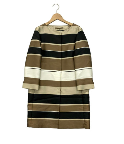 美品 ヘルノ ノーカラーコート レディース SIZE 40 (S) Herno