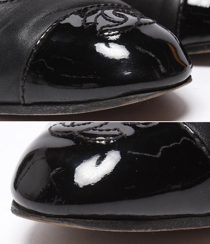 CHANEL ショートブーツ サイドファスナー パール マトラッセ ゴールド金具 G34074 レディース SIZE 38 (24cm) シャネル