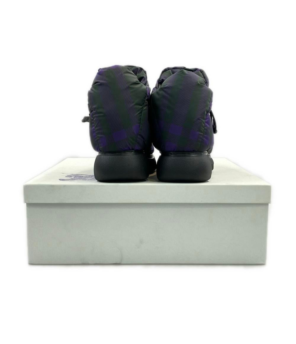 美品 BURBERRY ピローブーツ チェック柄 メンズ SIZE 41 (26.5cm) バーバリー