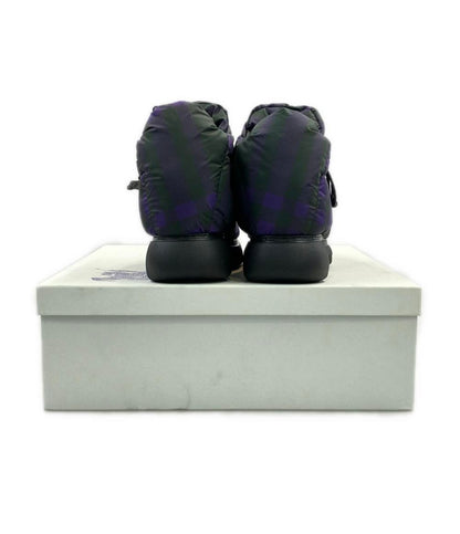 美品 BURBERRY ピローブーツ チェック柄 メンズ SIZE 41 (26.5cm) バーバリー