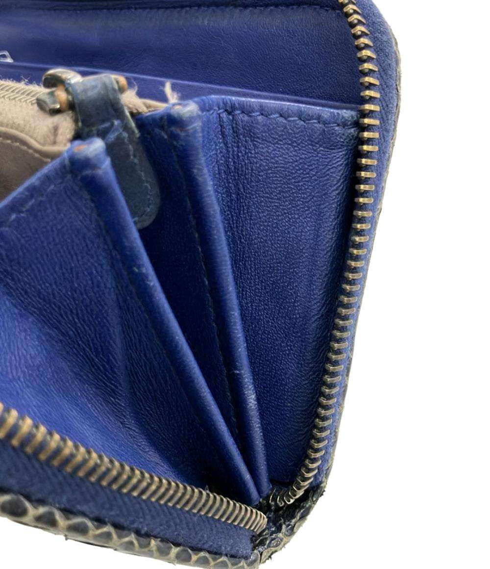 BOTTEGA VENETA ラウンドファスナー長財布 イントレチャート レディース ボッテガ・ヴェネタ