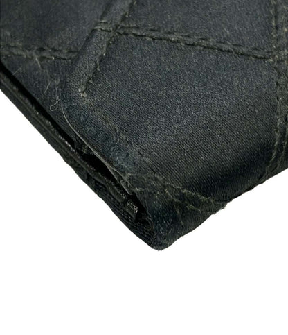 CHANEL カードケース コインケース ゴールド金具 ビコローレ サテン レディース シャネル