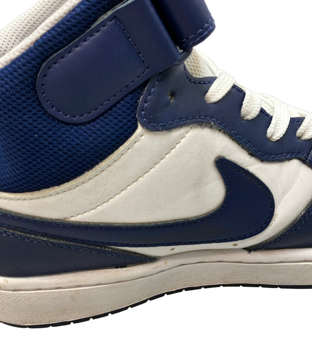 NIKE ミドルカットスニーカー Court Borough Mid 2 GS CD7782-107 キッズ SIZE 24.0 ナイキ