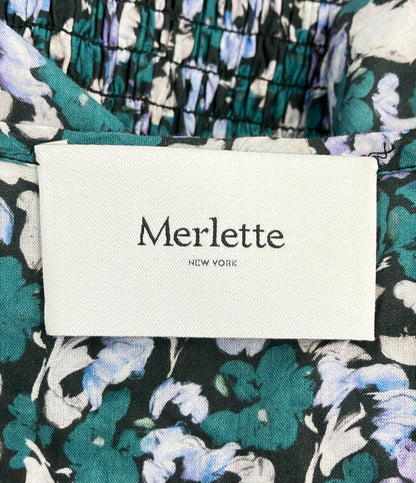 Merlette 長袖 フラワープリント ワンピース レディース SIZE XS マーレット