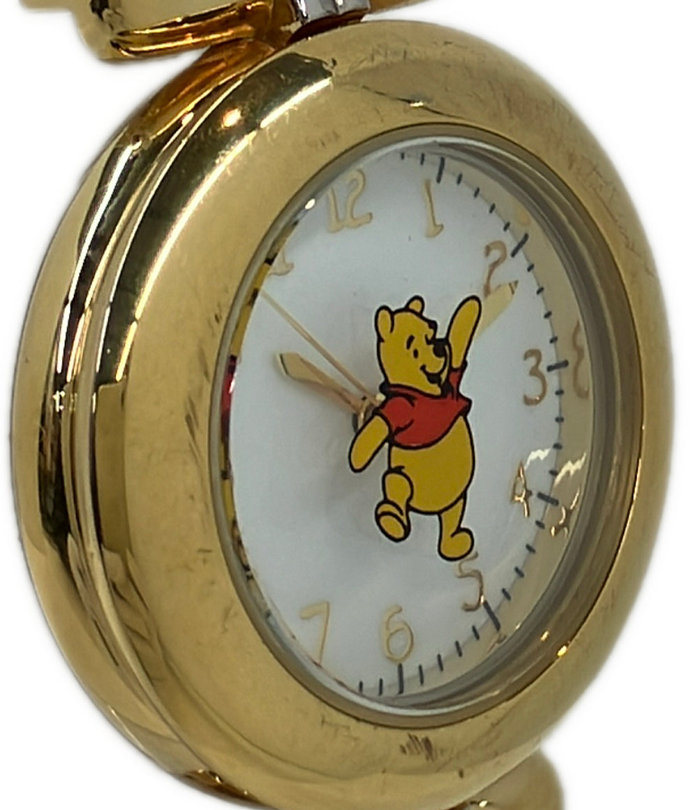 Disney 腕時計 Winnie Poohくまのプーさん クオーツ ホワイト レディース ディズニー