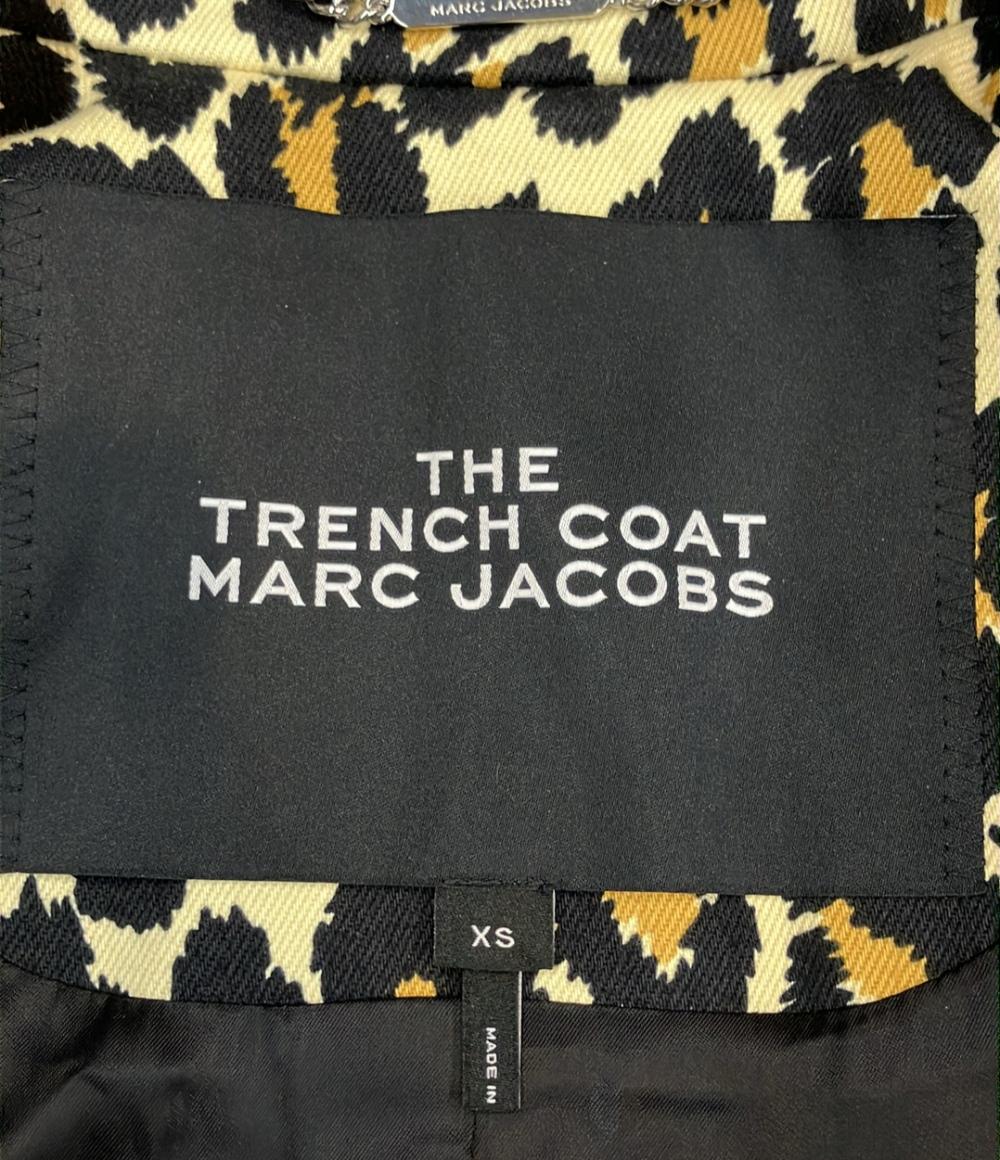 美品 MARC JACOBS トレンチコート ヒョウ柄 D306P30RE20 レディース SIZE XS マークジェイコブス